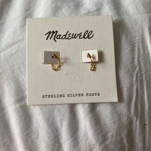 NWT Madewell sterling silver post earrings